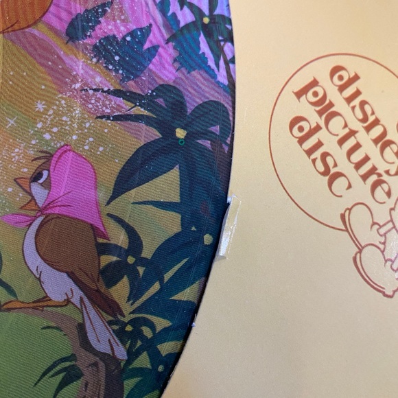 WALT DISNEYS CINDERELLA VTG 1981 SOUNDTRACK PHONO PICTURE DISC VINYL RECORD RARE - Picture 16 of 16